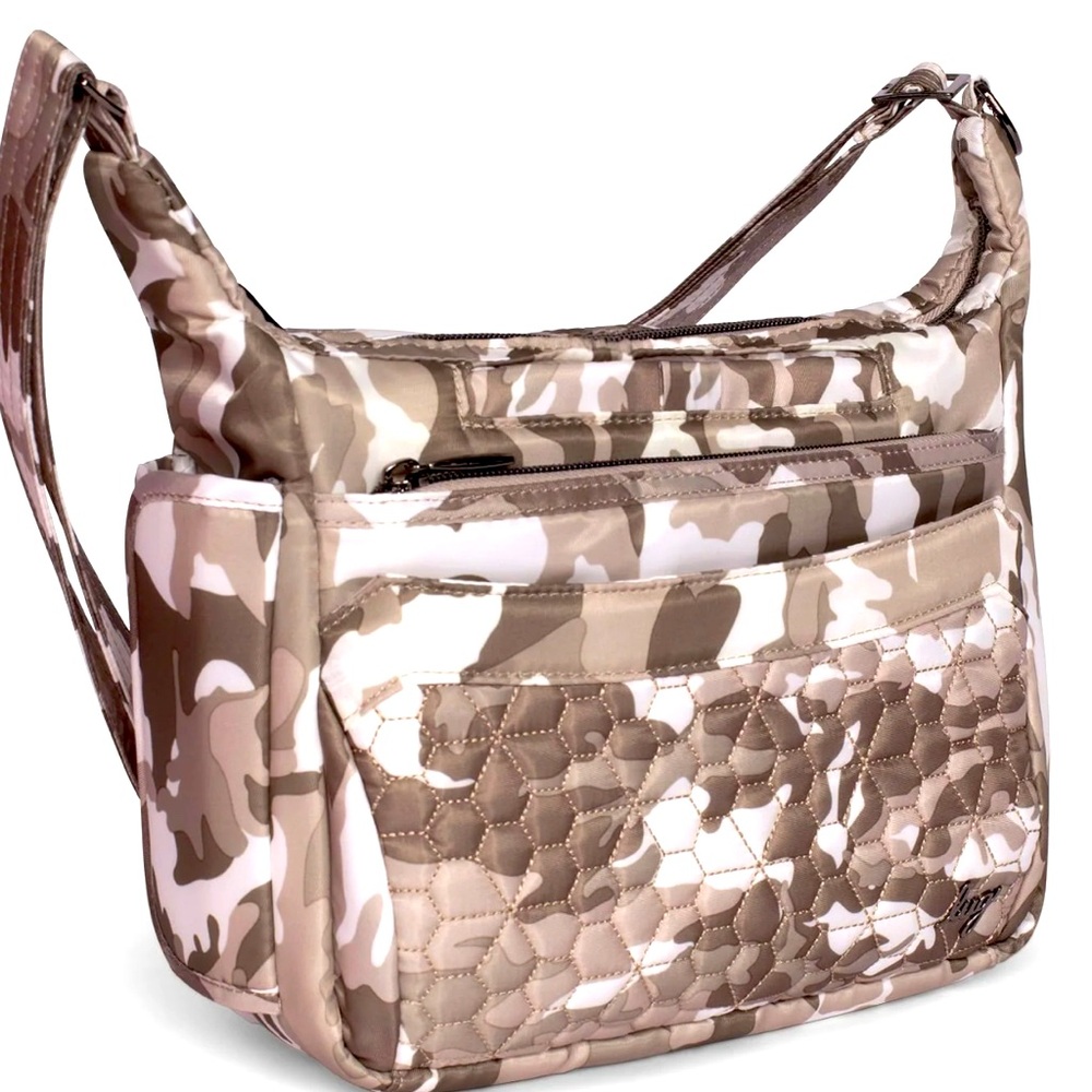 Lug Flutter SE Camo Quilted Crossbody Bag